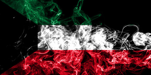 Kuwait smoke flag