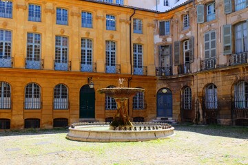 Place d'Albertas in Aix en Provence, France
