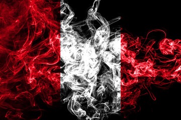 Peru smoke flag