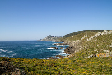 Fototapeta na wymiar Coastal landscape in Galicia