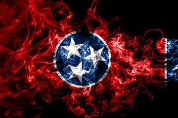 Tennessee state smoke flag, United States Of America