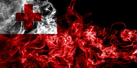 Tonga smoke flag