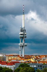 Prague, The Czech Republic: View on the Zizkov TV tower