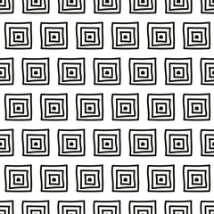 Minimalist simple monochrome seamless pattern. Black and white modern  background