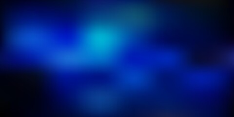 Dark blue vector gradient blur template.