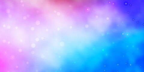 Light Blue, Red vector layout with bright stars. Colorful illustration with abstract gradient stars. Pattern for websites, landing pages.