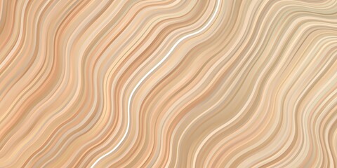 Light Orange vector background with bent lines. Colorful illustration, which consists of curves. Pattern for ads, commercials.