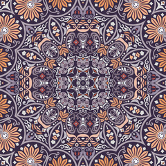 Vector ethnic nature ornamental background