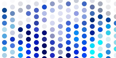 Light blue, green vector pattern with spheres.