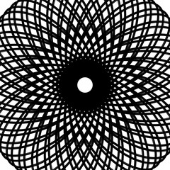 Circular design illustration. Infinity circular design illustration. Spherical design digital art/illustration. Sphere design. 