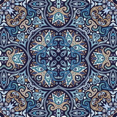 Vector ethnic nature ornamental background
