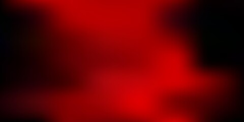Dark orange vector blurred pattern.