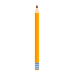 Carpenter pencil icon. Cartoon of carpenter pencil vector icon for web design isolated on white background