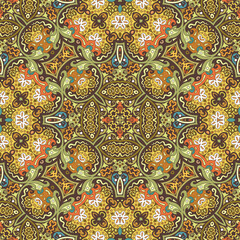 Vector ethnic nature ornamental background