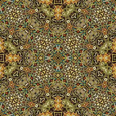 Vector ethnic nature ornamental background