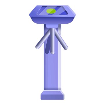 recommend clip art: Access turnstile icon. Cartoon of access turnstile vector icon for web design isolated on white background