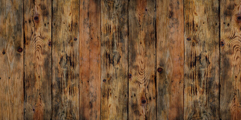 Naklejka premium Wooden background.Surface of old rustic wooden table