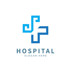 Fototapeta premium Health logo with initial letter SW, W S, S W logo designs concept. Medical health-care logo designs template.