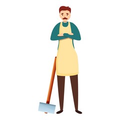 Blacksmith ocupation icon. Cartoon of blacksmith ocupation vector icon for web design isolated on white background