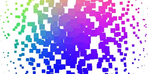 Light Multicolor vector texture in rectangular style. Colorful illustration with gradient rectangles and squares. Pattern for websites, landing pages.