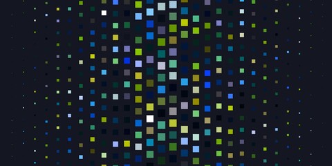 Light Blue, Yellow vector background in polygonal style. New abstract illustration with rectangular shapes. Design for your business promotion.