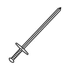 Sword icon vector