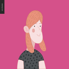 Bright characters portraits