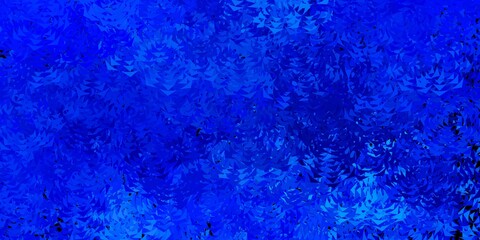 Dark blue vector background with triangles.