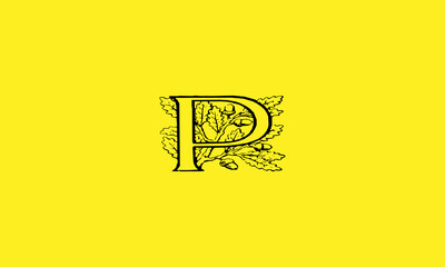 Fototapeta na wymiar P Logo Design