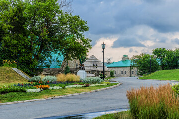 Citadel of Quebec (1673) - a National Historic Site of Canada. Citadel is oldest military building in Canada, and forms part of the fortifications of Quebec City.