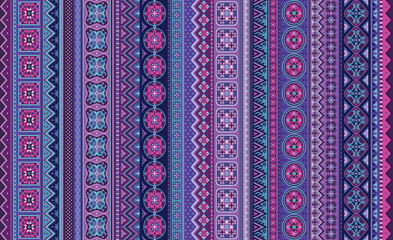Abstract ethnic stripe pattern, vector background