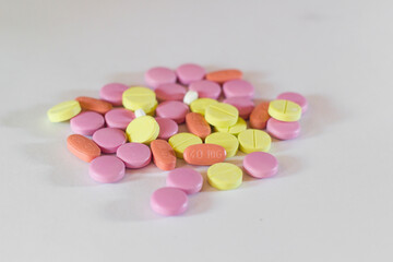 Medicine pills for medical concept