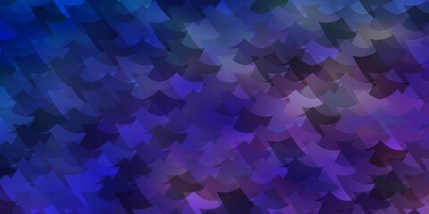 Fototapeta premium Light Blue, Red vector template with rectangles.