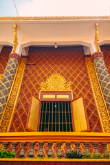 Decoration inside Wat Chantaransay or Candaransi Pagoda - Khmer pagoda 2020