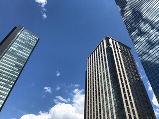 日本の新宿　高層ビル