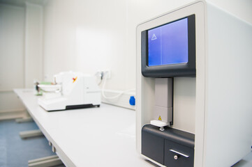 Interior of modern research laboratory