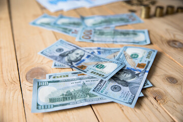 Background with money