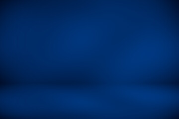 Blue room in 3D.Blur abstract Background