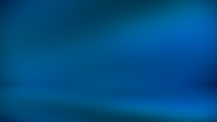 Blue room in 3D.Blur abstract Background