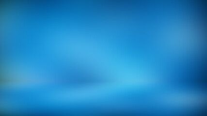 Blue room in 3D.Blur abstract Background