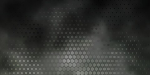 Light Gray vector background with bubbles. Abstract illustration with colorful spots in nature style. Pattern for business ads.