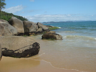 beach and rocks