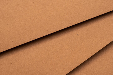 Abstract brown paper background geometric cardboard sheet