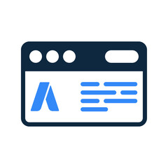 Ad Campaign icon / vector graphics