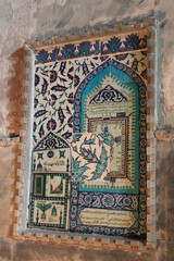 Mosaic in Hajia Sophia in Istanbul, Turkey