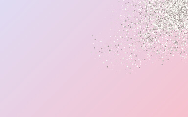 Silver Polka Festive Pink Background. Paper Round 