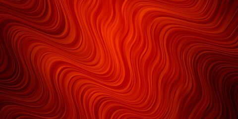 Light Orange vector background with bows. Abstract gradient illustration with wry lines. Best design for your posters, banners.