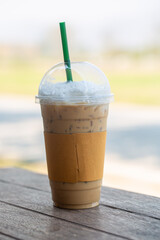 Iced Mocha Coffee with Whipped Cream