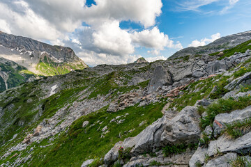 Fantastic hike in the Lechquellen Mountains in Vorarlberg Austria