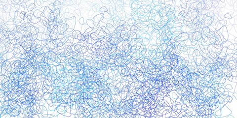 Light blue vector template with abstract forms.